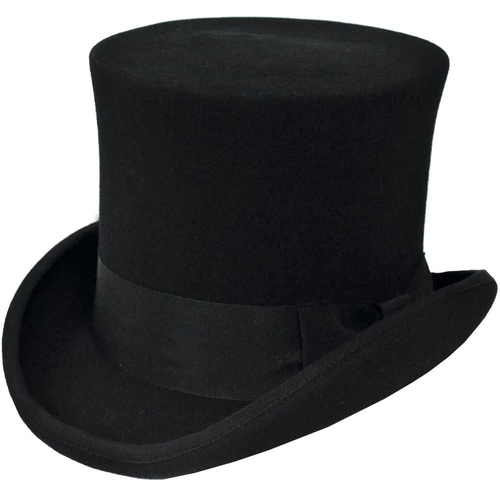 Tall Hat Black Large For Men