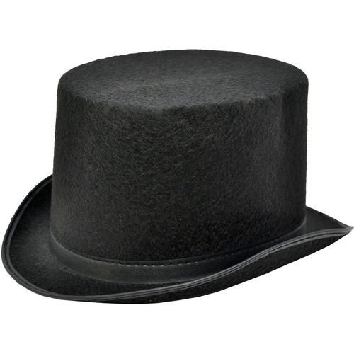 Top Hat Black Felt Large For All