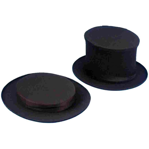 Top Hat Collapsible Blck For Children