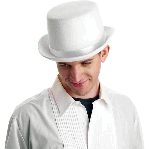 Top Hat White Deluxe For Adults