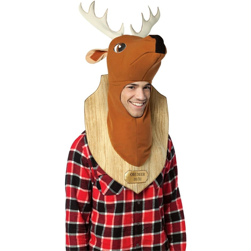 Trophy Head Deer Mask For Adults