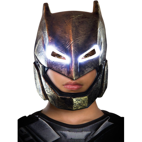 Armored Batman Mask With Light Up Child