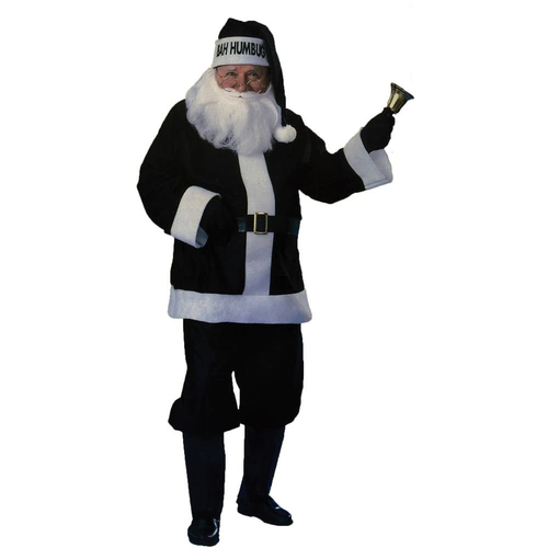 Black Santa Adult Costume