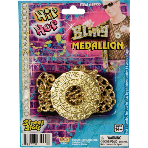 Bling Disco Medallion