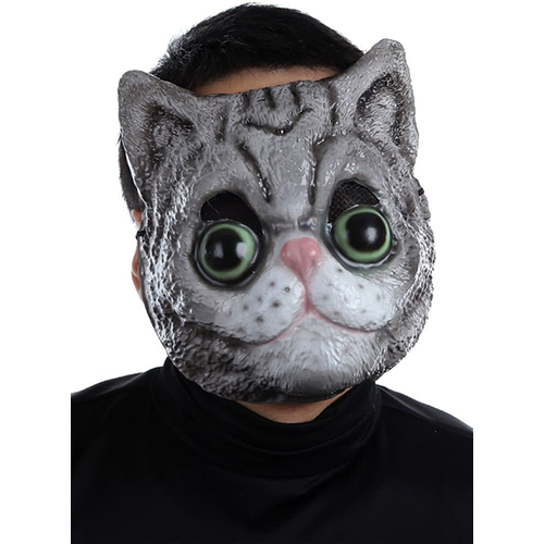 Cat Plastic Face Mask