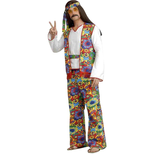 Hippie Man Plus Adult Costume