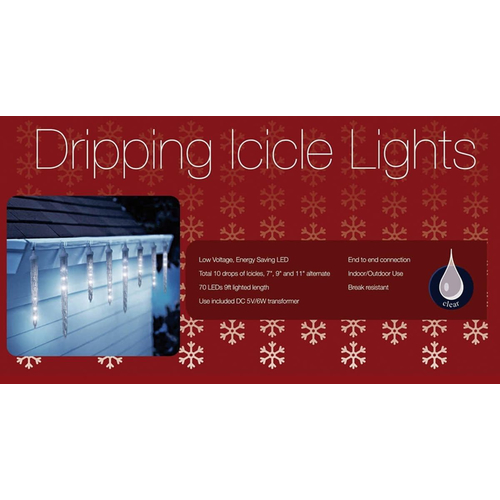 Holiday Lights 100 L C3 Icicle
