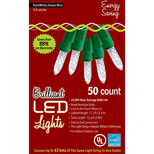 Holiday Lights C 3 Pure White