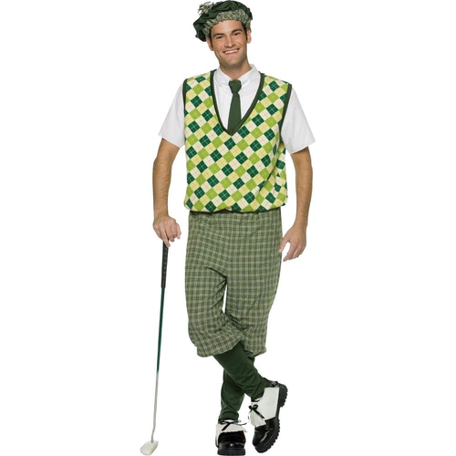 Old Fashion Golfer Adult Costume