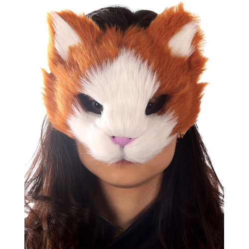 Orange Kitty Mask