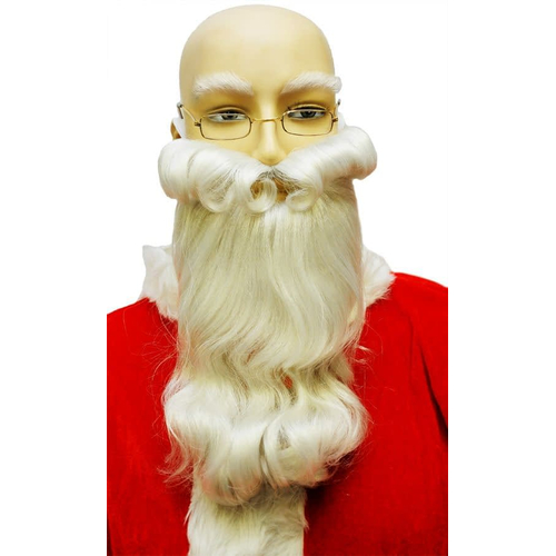 Realistic Santa Beard White