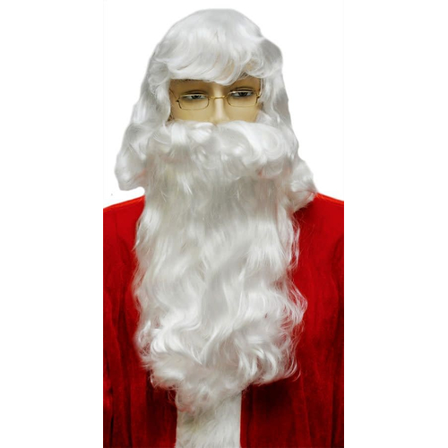 Santa Claus Beard Set White