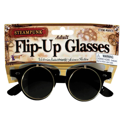 Steampunk Flip-Up Glasses For Adults