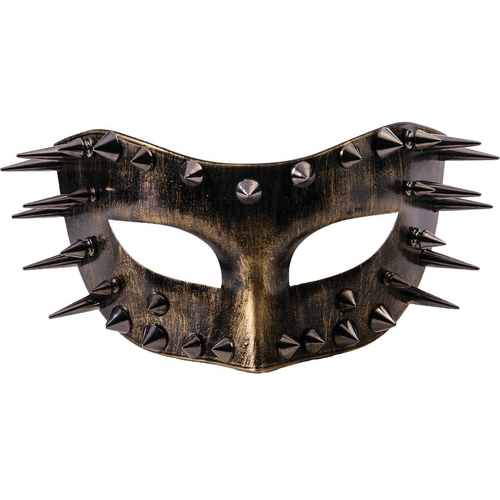 Steampunk Spiked Gold Mask