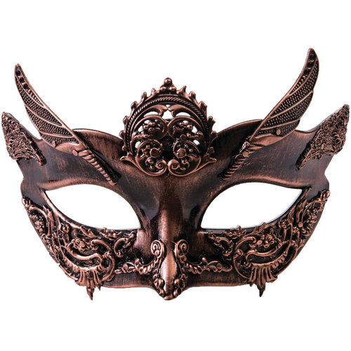 Steampunk Style Bronze Female Mask