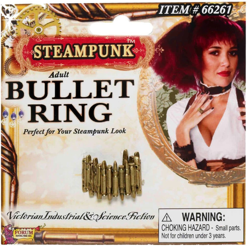 Steampunk Style Bullet Ring
