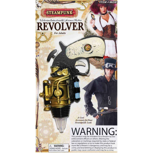 Steampunk Style Revolver