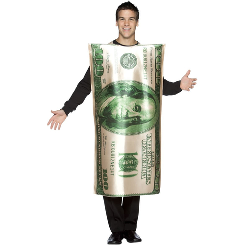 100 $ Bill Adult Costume