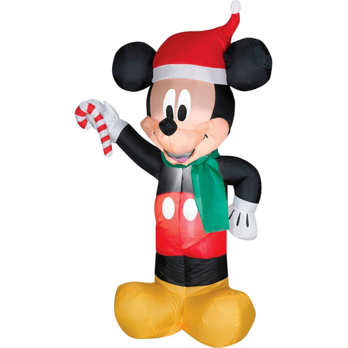 Airblown Mickey Santa With Candy