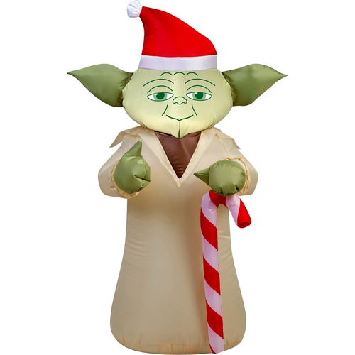 Airblown Yoda With Cane