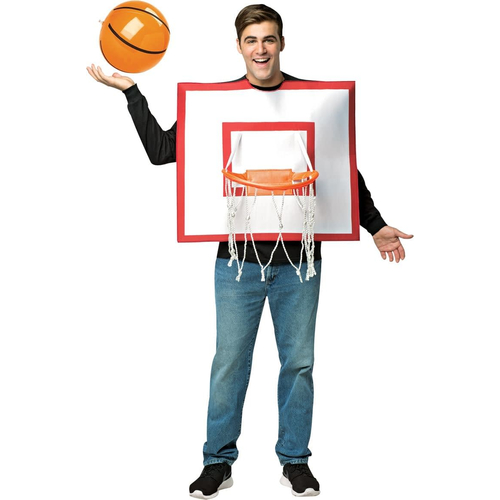 Basketball Hoop With Ball Adult Costume