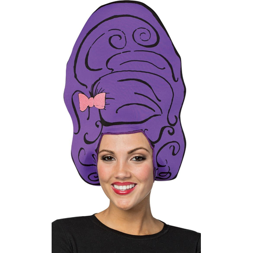 Beehive Purple Wig