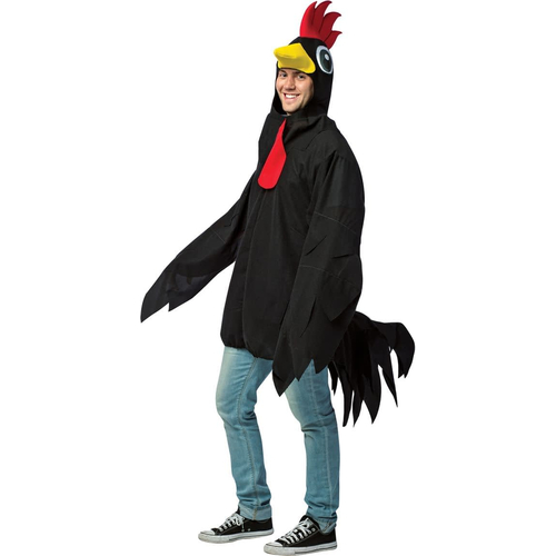 Black Rooster Adult Costume