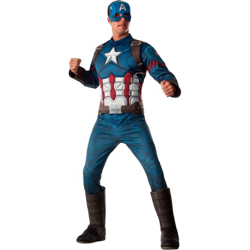 Captain America Standart Costume For Adults