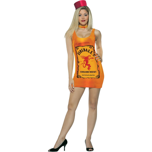 Fireball Female Adult Costume