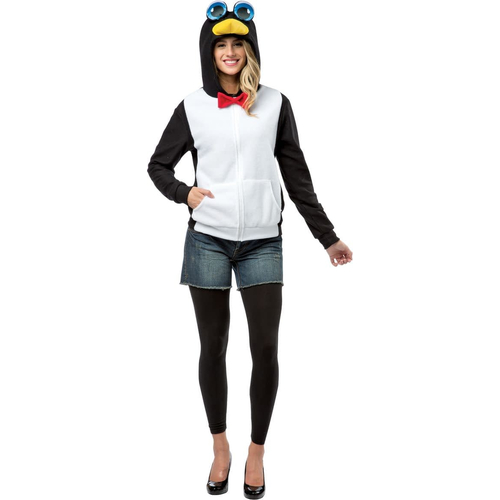 Hoodie Penguin Adult