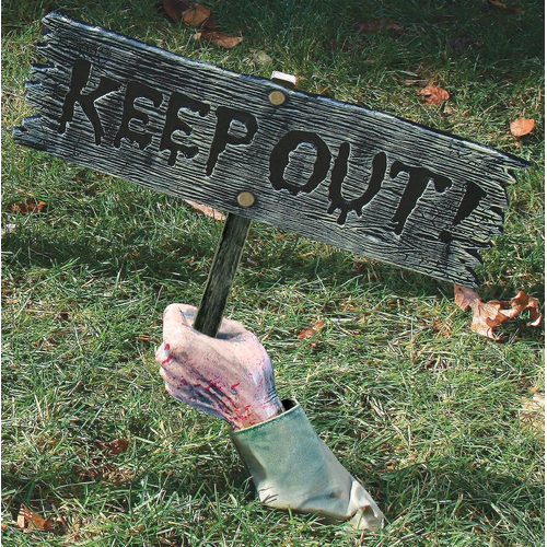 Keep Out Decoration