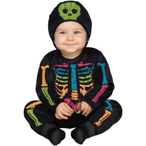Little Bright Skeleton Toddler Costume