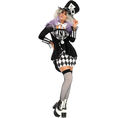 Mad Hatter Female Costume Alice in Wonderland