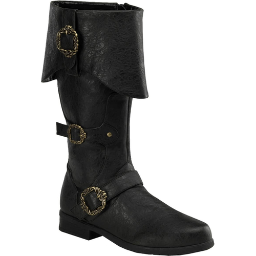 Pirates of The Caribbean Boots Black