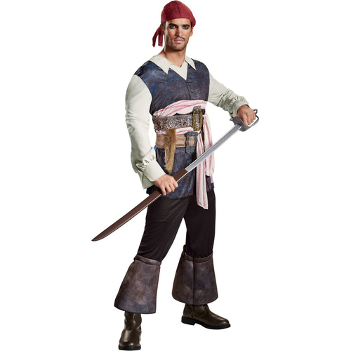 Pirates of The Caribbean Captain Jack Adult Costume