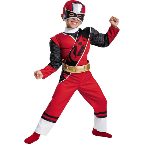 Red Ranger Steel Child Costume