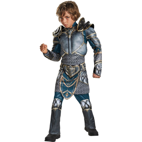 Warcraft Lothar Muscle Costume For Children