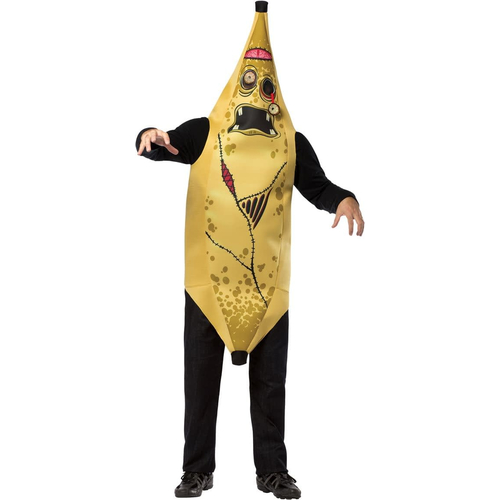Zombie Banana Adult Plus Costume
