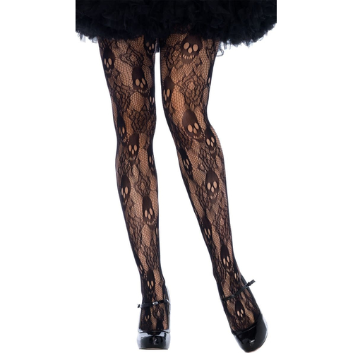 Black Rose Lace Tights