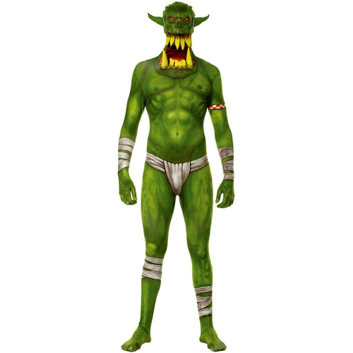 Morphsuit Green Jaw Dropper Adult Costume