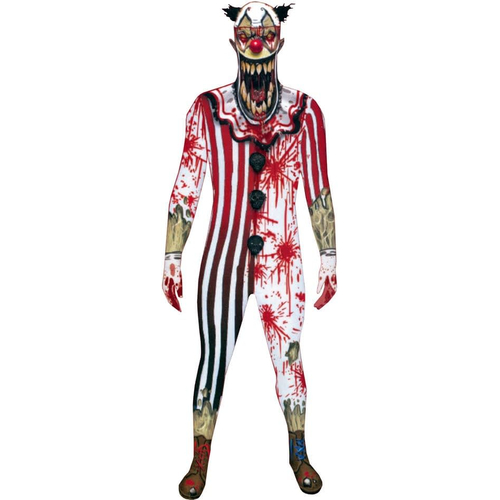 Morphsuit Jaw Dropper Clown Adult Costume
