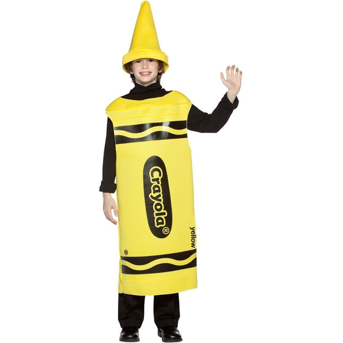 Yellow Crayola Pencil Teen Costume