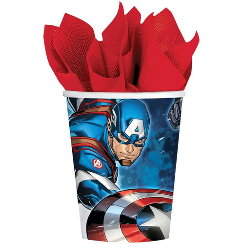 Avengers Cups 9Oz 8 Pack
