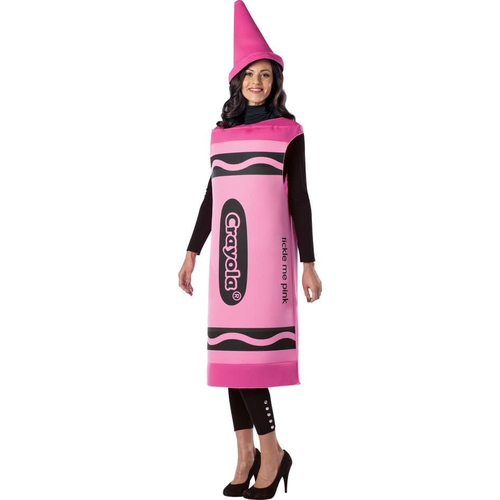 Crayola Pink Pencil Adult Costume