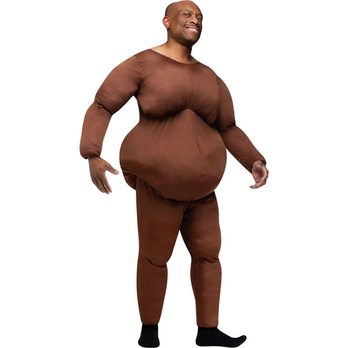 Dark Fat Man Adult Costume