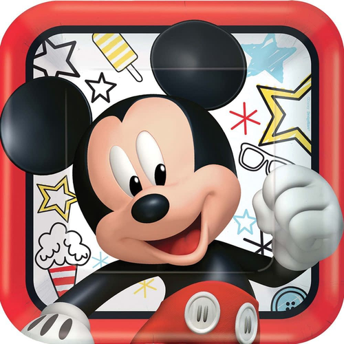 Disney Mickey Sq Plate 9