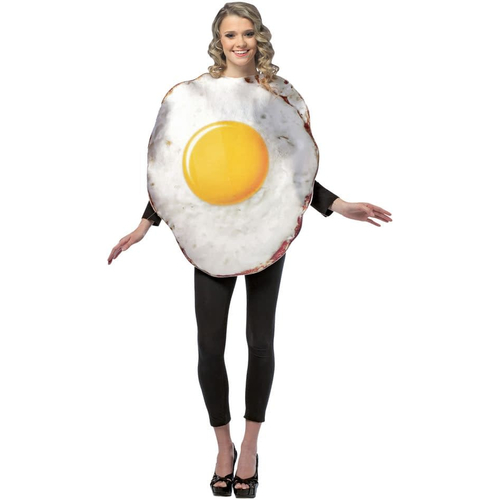 Fried Egg Adult Costume