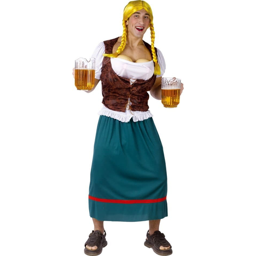 Funny Beer Waitress Male Costume