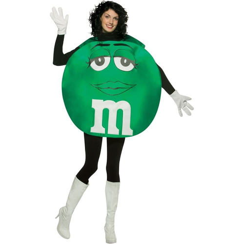Green M&M'S Poncho Adult