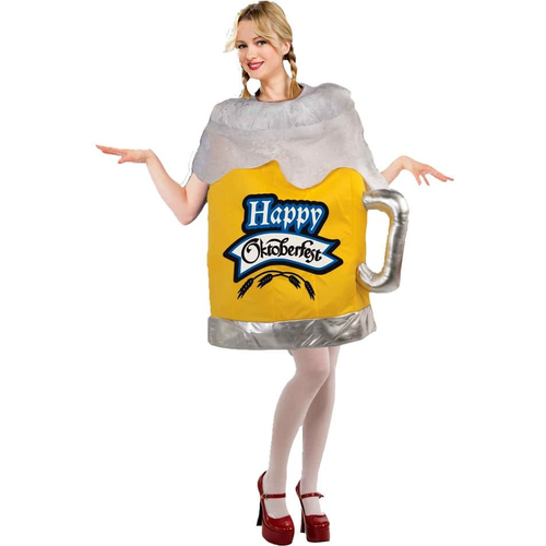 Happy Oktoberfest Beer Mug Adult Costume